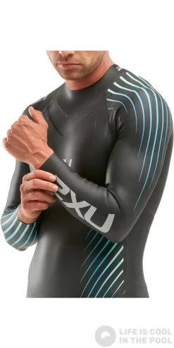 2XU P:1 Propel Wetsuit Black/Blue Ombre -Swimgear Haven 2xu p 1 propel wetsuit black blue ombre original 2