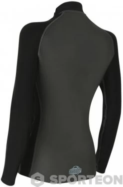Aqua Sphere Aqua Skin Top Long Sleeve Lady Grey/Black -Swimgear Haven aqua sphere aqua skin top long sleeve lady grey black original 2