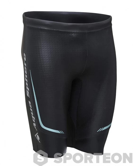 Aqua Sphere Aquaskin Short Unisex Black/Turquoise 4 Aqua Sphere Aquaskin Short Unisex Black/Turquoise - Image 2