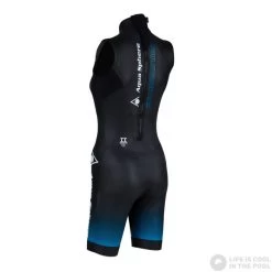 Aqua Sphere Aquaskin Shorty V3 Women Black/Blue -Swimgear Haven aqua sphere aquaskin shorty v3 women black blue original 2