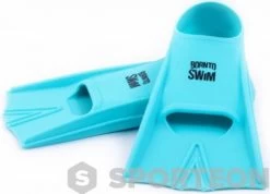 BornToSwim Blue Silicone Swimming Fins