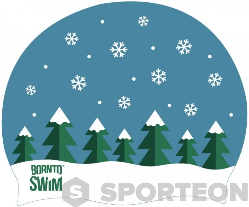 BornToSwim Christmas Tree Cap