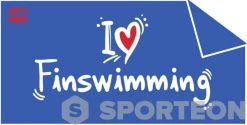 BornToSwim I Love Finswimming Towel