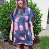 BornToSwim Ice Cream Poncho Junior Blue/Pink