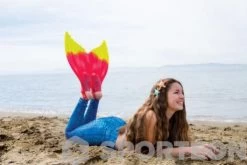 Finis Luna Mermaid Monofin Red -Swimgear Haven finis luna mermaid monofin red original 2