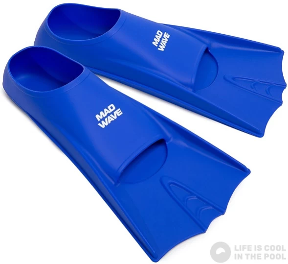 Mad Wave Flippers Training Fins Blue 3 Mad Wave Flippers Training Fins Blue