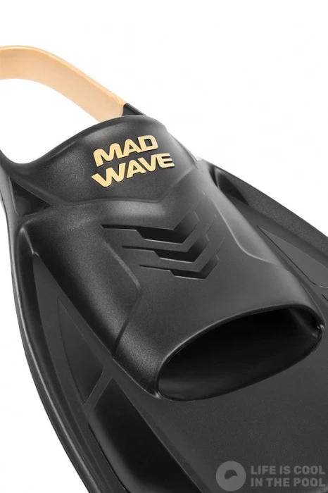 Mad Wave Open Heel Training Fin Black 6 Mad Wave Open Heel Training Fin Black - Image 4
