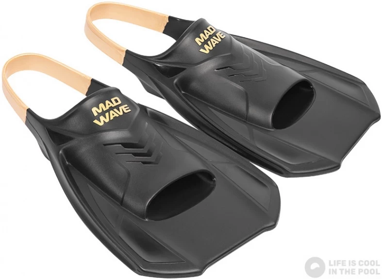 Mad Wave Open Heel Training Fin Black 3 Mad Wave Open Heel Training Fin Black