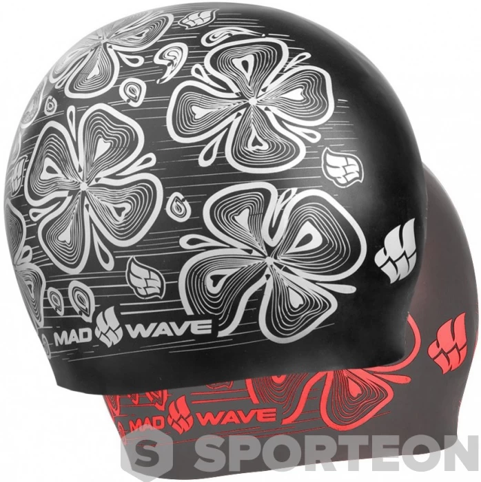 Mad Wave Reverse Flora Swim Cap 4 Mad Wave Reverse Flora Swim Cap - Image 3