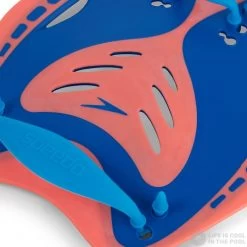 Speedo Power Paddle Blue Flame/Fluro Tangerine/Pool Blue -Swimgear Haven speedo power paddle blue flame fluro tangerine pool blue original 4