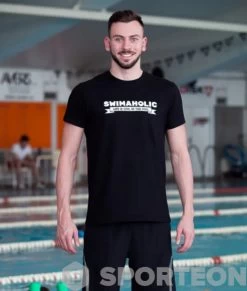 Swimaholic Life Is Cool In The Pool T-Shirt Men Black