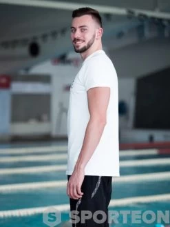 Swimaholic Life Is Cool In The Pool T-Shirt Men White -Swimgear Haven swimaholic life is cool in the pool t shirt men white original 2