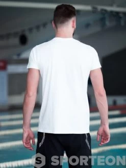 Swimaholic Life Is Cool In The Pool T-Shirt Men White -Swimgear Haven swimaholic life is cool in the pool t shirt men white original 3