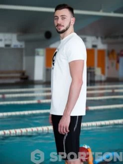 Swimaholic Logo T-Shirt Men White -Swimgear Haven swimaholic logo t shirt men white original 3