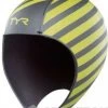Tyr Hi-Vis Neoprene Cap Yellow/Black -Swimgear Haven tyr hi vis neoprene cap yellow black original