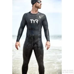 Tyr Hurricane Wetsuit Cat 1 Men Black -Swimgear Haven tyr hurricane wetsuit cat 1 men black original 3