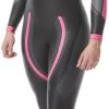 Tyr Hurricane Wetsuit Cat 5 Women Black/Turquoise/Fuchsia -Swimgear Haven tyr hurricane wetsuit cat 5 women black turquoise fuchsia original
